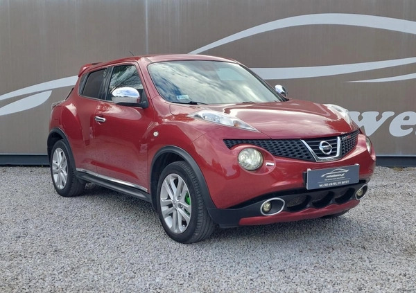 Nissan Juke cena 43900 przebieg: 90714, rok produkcji 2010 z Ińsko małe 79